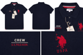 Men’s Navy Blue Polo T-Shirt – Premium Cotton Casual Polo with Embroidery