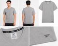 Men’s Heather Grey V-Neck Premium Cotton T-Shirt | Regular Fit Casual Everyday Tee