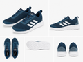 Men’s Blue Lightweight Running Shoes with Cushioned Sole