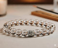Premium Natural Sphatik Clear Quartz Healing Bracelet