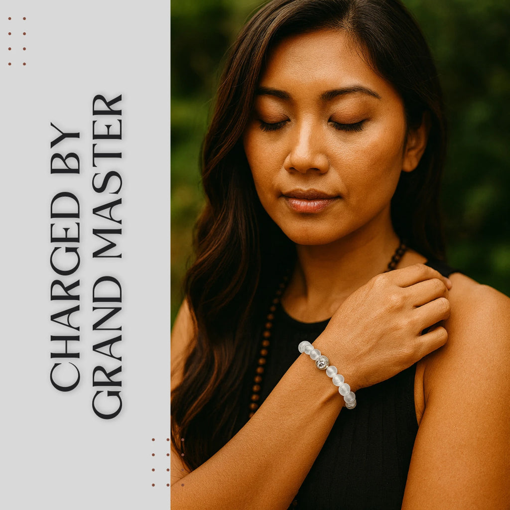 Premium Natural Sphatik Clear Quartz Healing Bracelet