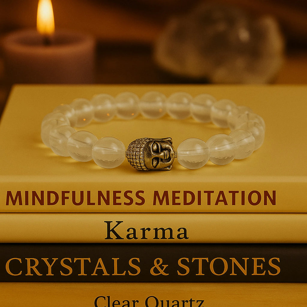 Premium Natural Sphatik Clear Quartz Healing Bracelet