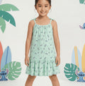 Girls' Premium Graphic Print A-Line Dress – Comfortable Cotton Sleeveless Summer Frock