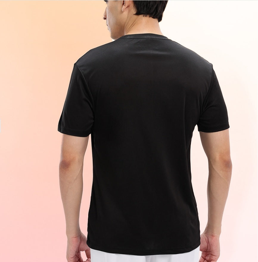 HRX by Hrithik Roshan Men's Black Rapid-Dry Training T-Shirt – Boxing Club Typography Print Gym Tee
