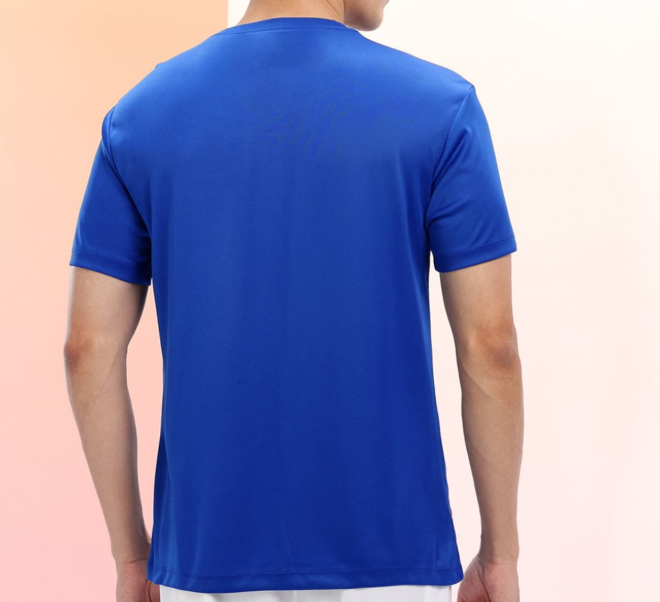 HRX by Hrithik Roshan Men's Blue Rapid-Dry Training T-Shirt – Boxing Club Typography Print Gym Tee