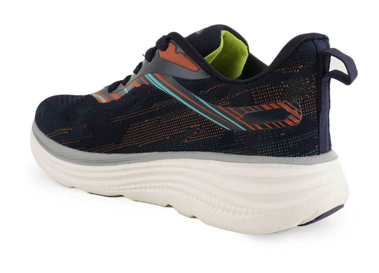 HRX by Hrithik Roshan Men's Navy Blue Long-Distance Running Shoes – High-Cushioning Memory Foam Sneakers