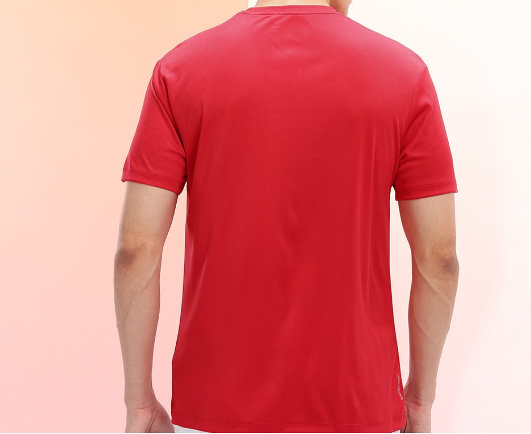 HRX by Hrithik Roshan Men's Red Rapid-Dry Training T-Shirt – Boxing Club Typography Print Gym Tee