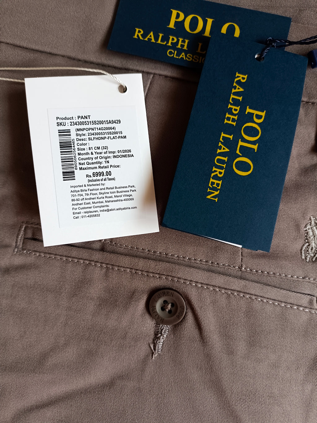 Men’s Taupe Slim Fit Cotton Chinos | Smart Casual Everyday Trouser Pants