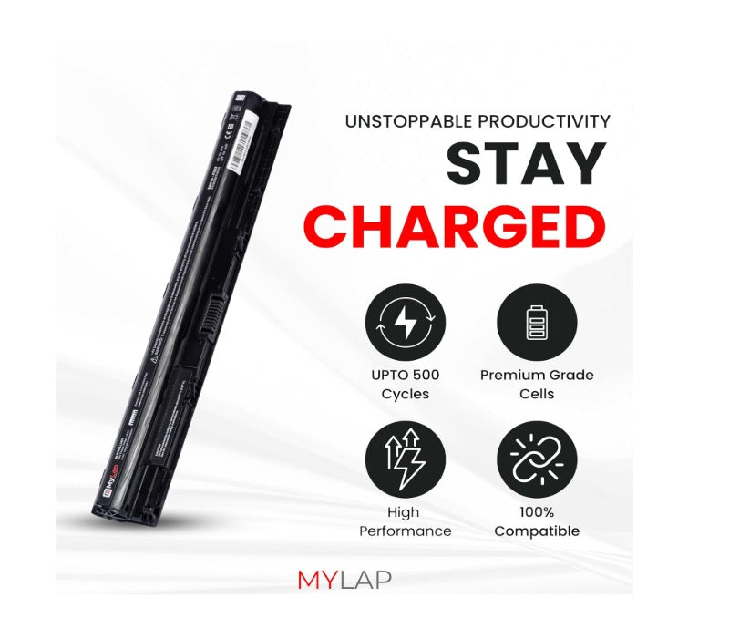 Mylap M5Y1K Battery | 14 Month Replacement Warranty | for Dell Inspiron 15 5000 3000 Series 5566 5558 5559 5555 5758 3567 3551 3552 3558 14 3451 3452 3458 5458 17 5755 VN3N0 HD4J0 P51F P47F P63F P64G