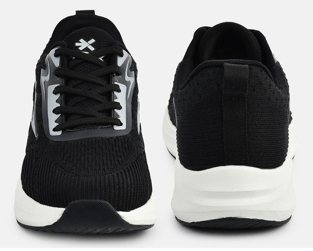 Men's Premium Black Flyknit High-Cushioning Training & Gym Shoes – All-Rounder Long-Distance Sports Sneakers