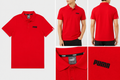 Men’s Solid Red Polo T-Shirt – Premium Cotton Casual Polo