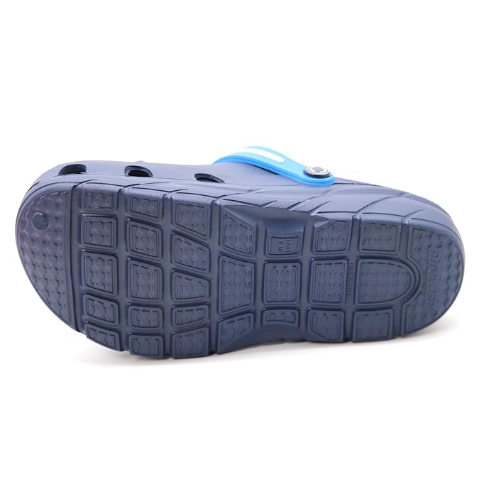 Red Tape Men’s Premium Waterproof EVA Clogs – Lightweight Slip-On Comfort Sandals - Navy Blue
